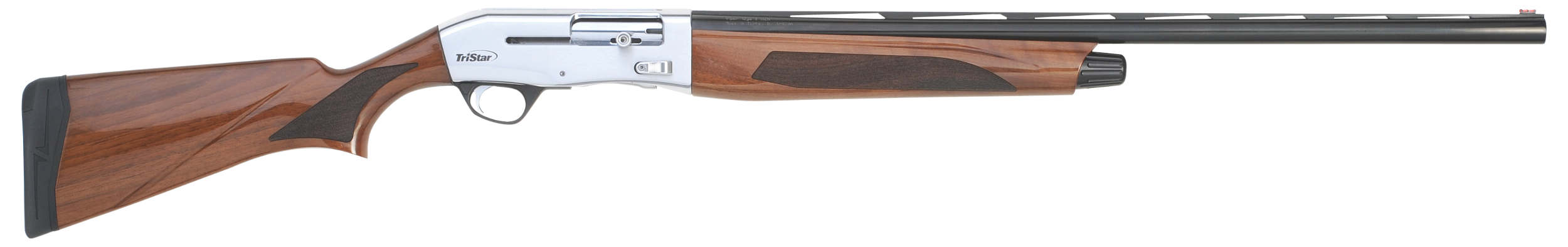 TriStar 24260 Viper G2 Pro Full Size 12 Gauge Semi-Auto 3" 5+1 28" Black Vent Rib Barrel, Silver Steel Receiver, Fixed Turkish Walnut Stock, Beretta/Benelli Mobil Chokes, Right Hand