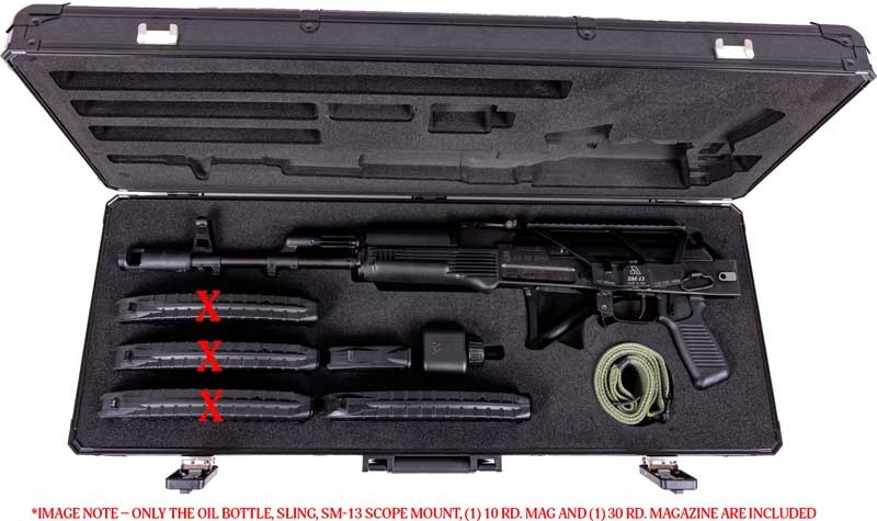 ARSENAL SAM7SF-86 7.62X39 RIFLE 1-30RD/1-10RD MAG BLACK