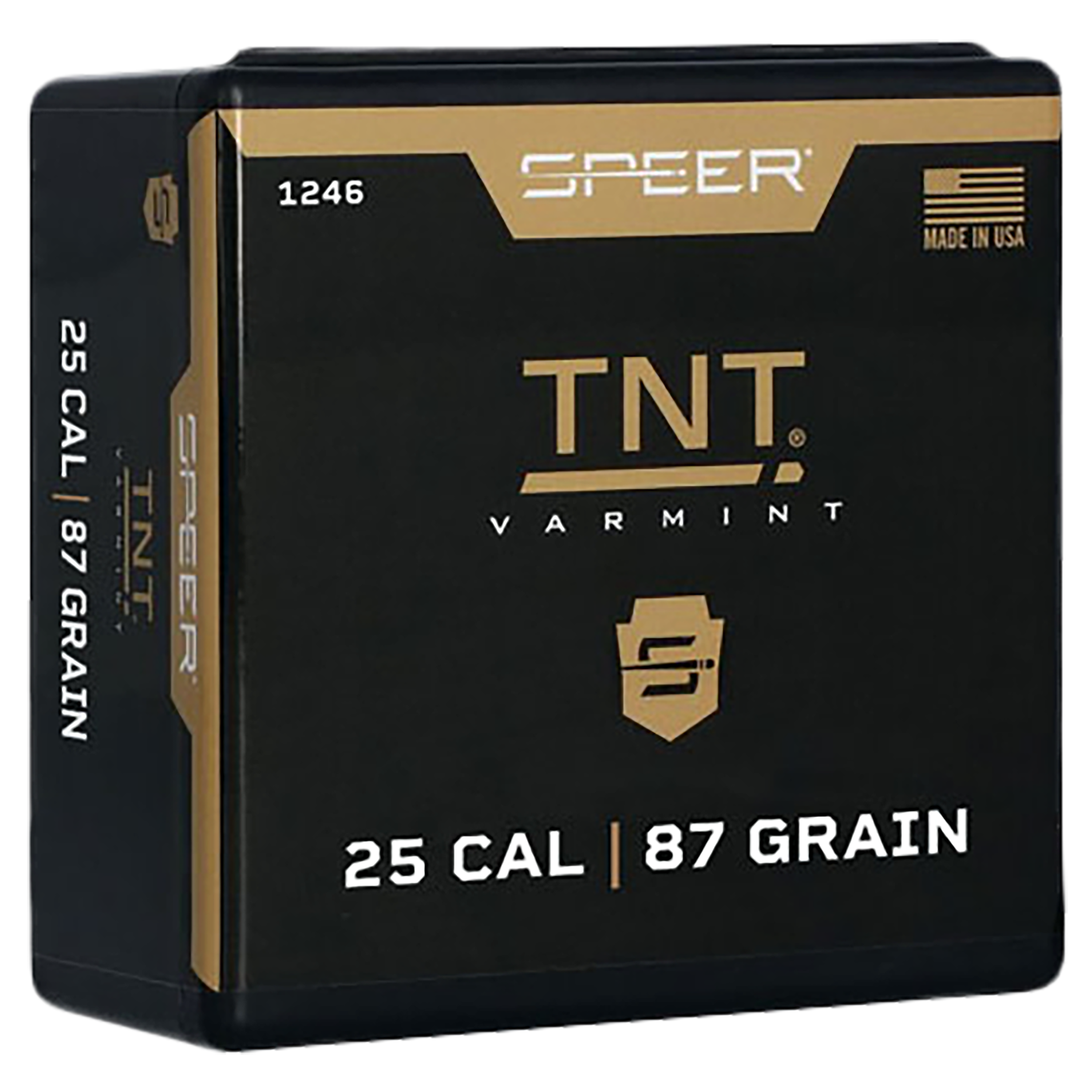 Speer 1246 TNT  25Cal 87gr Jacketed Hollow Point 100 Per Box/5 Case