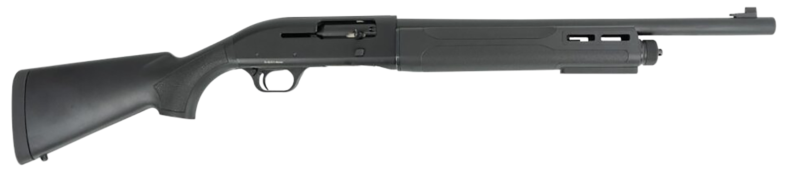Tokarev USA 21000118 TTF Titan Full Size 12 Gauge Semi-Auto 3" 4+1 18.50" Black Chromate Cylinder Bore Barrel, Black Anodized Drilled & Tapped Receiver, Fixed Black Synthetic Stock