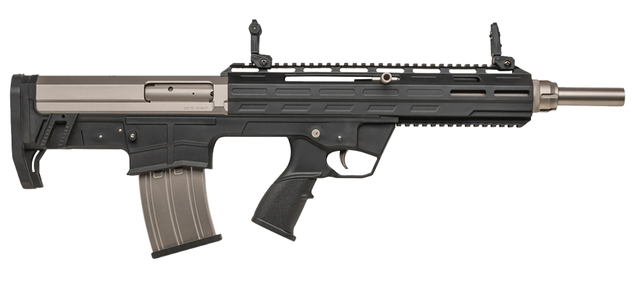 SDS Imports 21000107 TAR 12MP  12 Gauge 3" 5rd 18.50" Nickel Marine Benelli/Mobil Polymer Stock