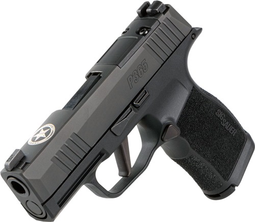 SIG P365X TEXAS RANGER 9MM 3.1" XRAY3 (2)12RD BLACK TALO