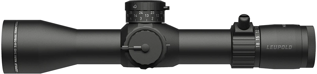 Leupold 180725 Mark 5HD Matte Black 3.6-18x44mm M5C3 Illuminated FFP PR1-MIL Reticle 35mm Tube