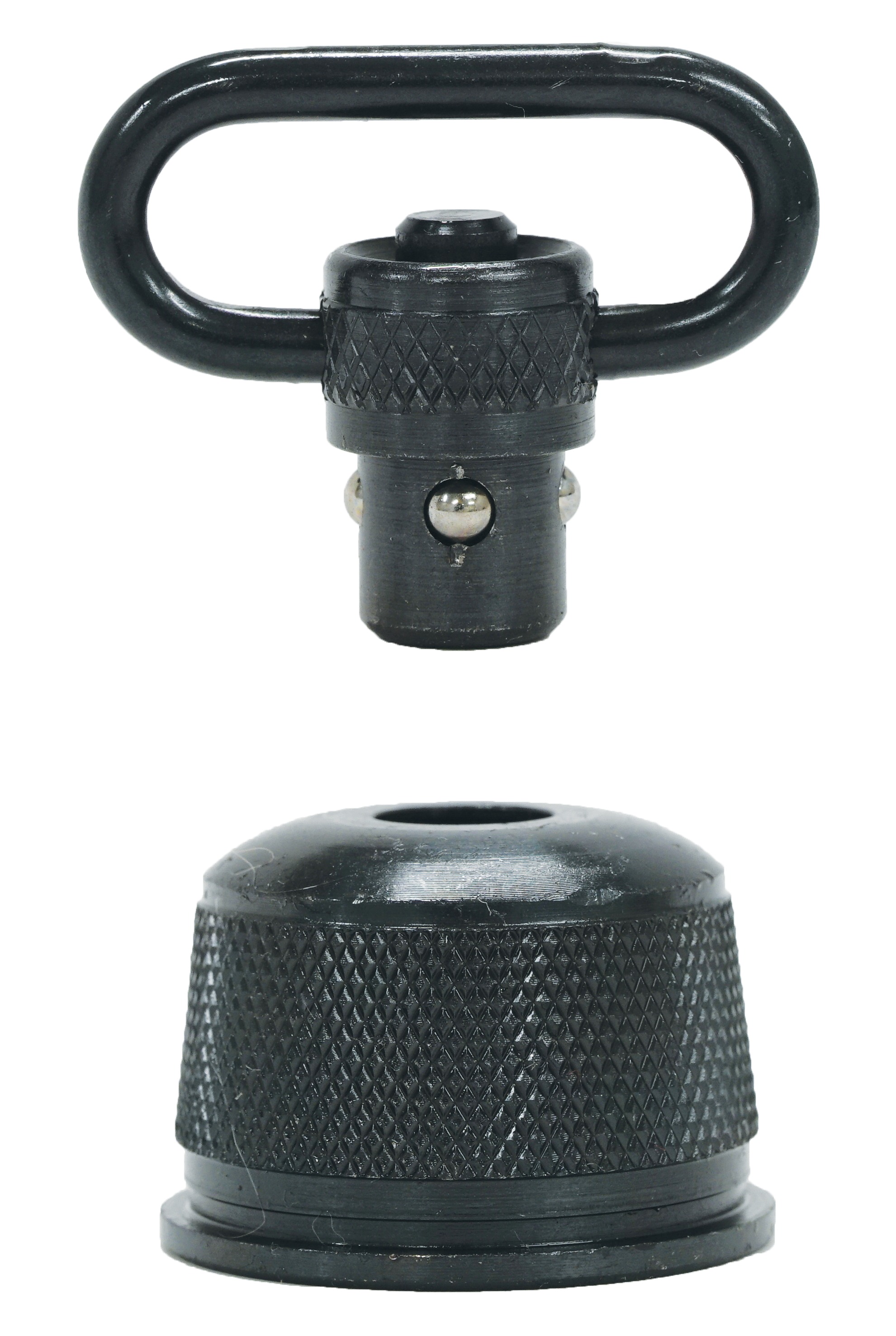 GrovTec US Inc GTSW296 Mag Cap  Shotgun 1" Push Button Black Oxide Remington 870 Express 12 Gauge Steel