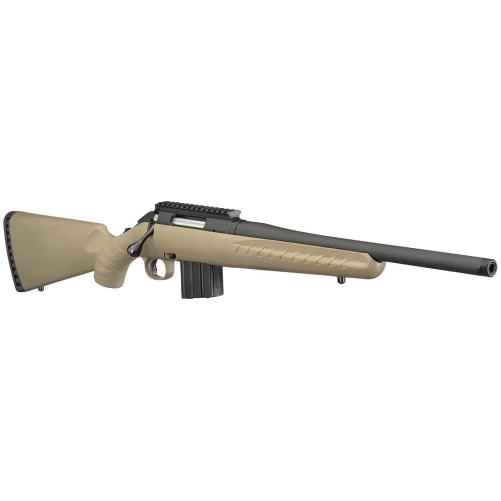dRUGER AMERICAN RANCH 6.5 GRENDEL 16.1" MT BLK THRDED BBL, FDE STOCK 10RD DETACH STOCK