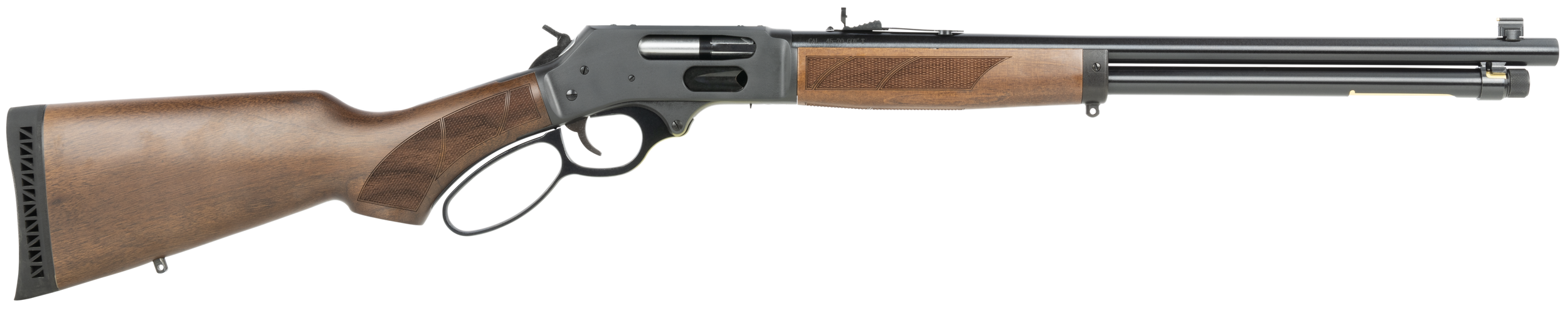 Henry H009PG360 Provider 360 Buckhammer 6+1 20" Blued Round Barrel, Blued Steel Drilled & Tapped Receiver, American Walnut Fixed w/Pistol Grip Stock