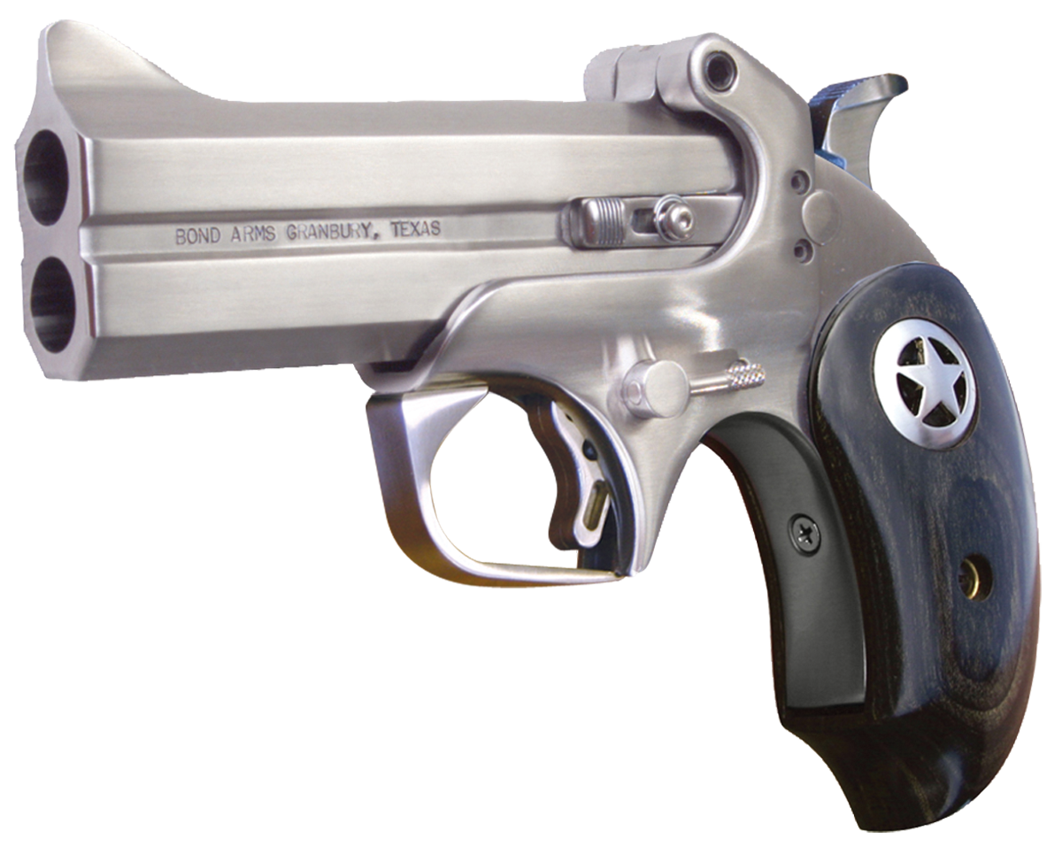 Bond Arms BARII Ranger II Original 38 Special/357 Mag 2rd Shot 4.25" Ext. Black Ash w/ Integrated Star Grips Right Hand