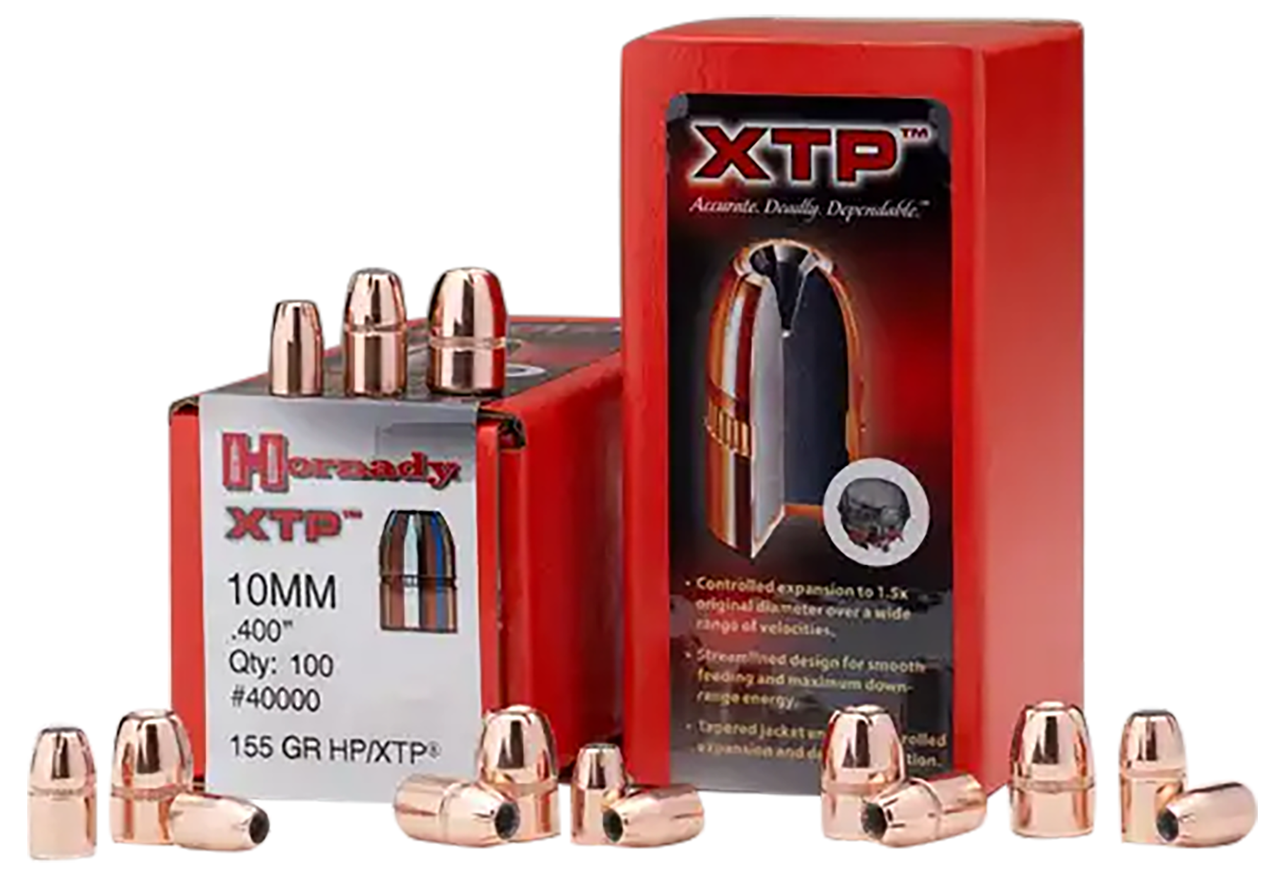 Hornady 35740 XTP  38 Cal .357 140 gr Hollow Point 100 Per Box/ 25 Case