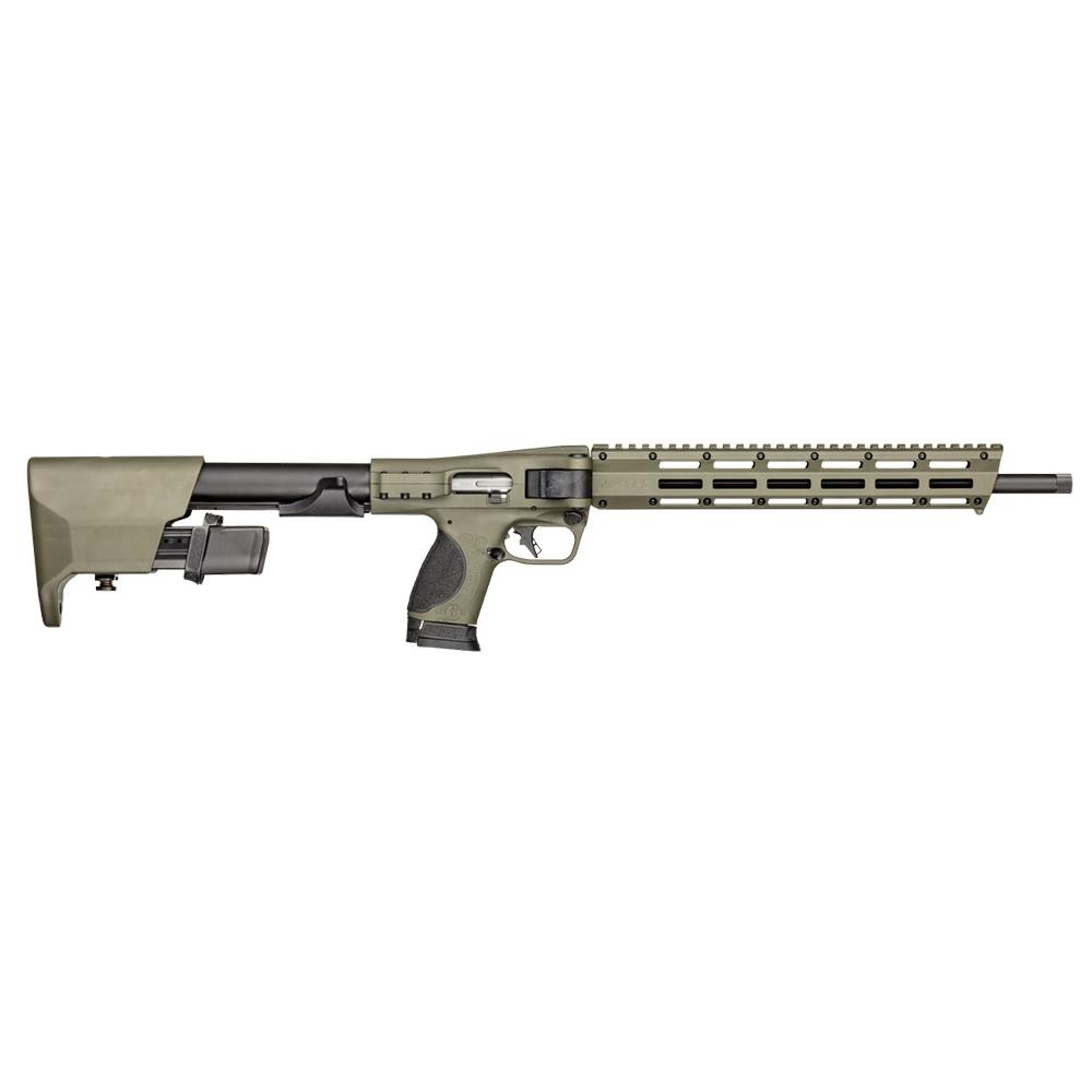 USED Smith & Wesson M&P FPC Rifle 9mm Luger 23rd Magazine 16.25" Barrel OD Green