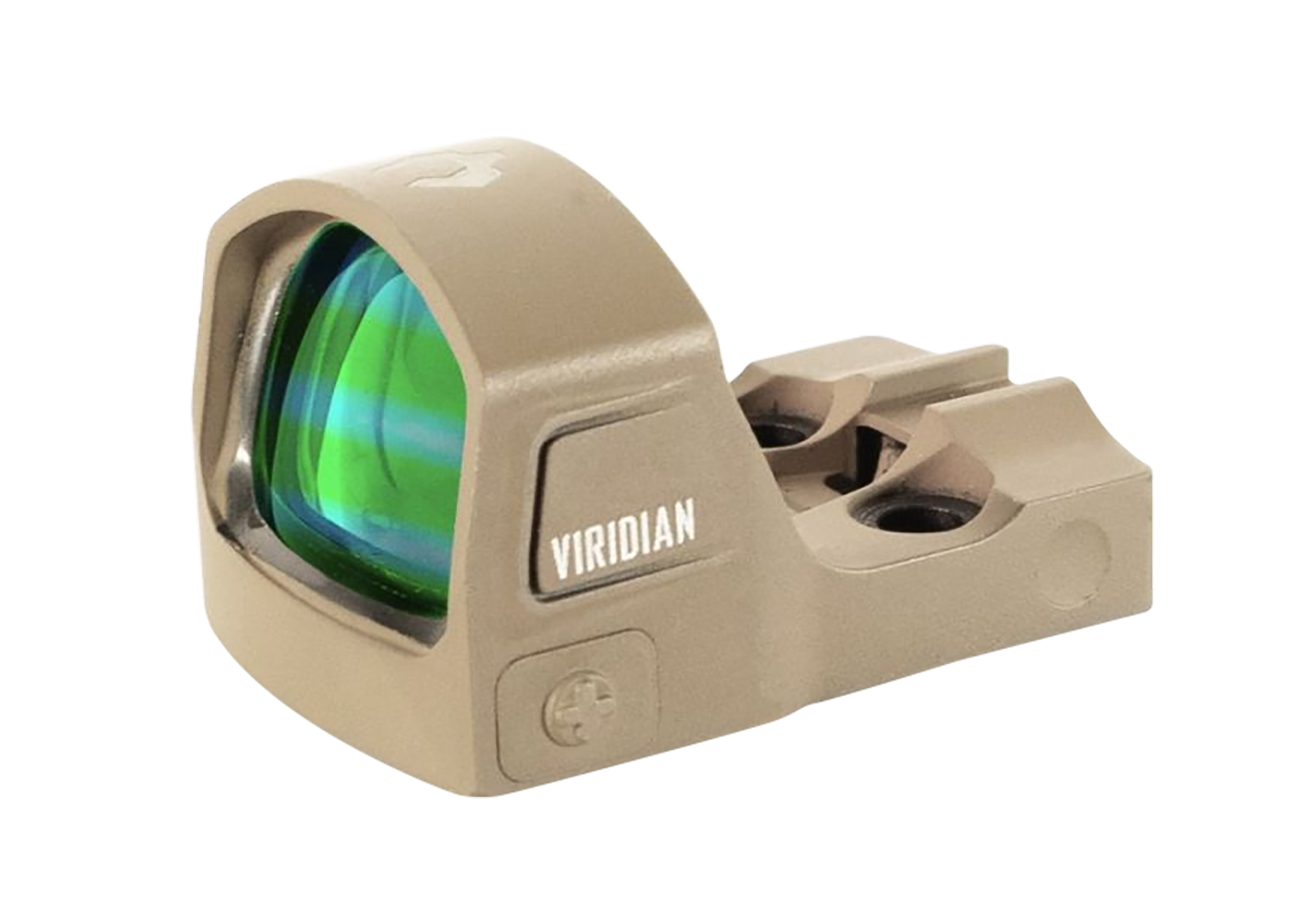 Viridian 9810143 RFX15  Flat Dark Earth 1 x 17 mm x 24 mm 3 MOA Green Dot Shield/Picatinny