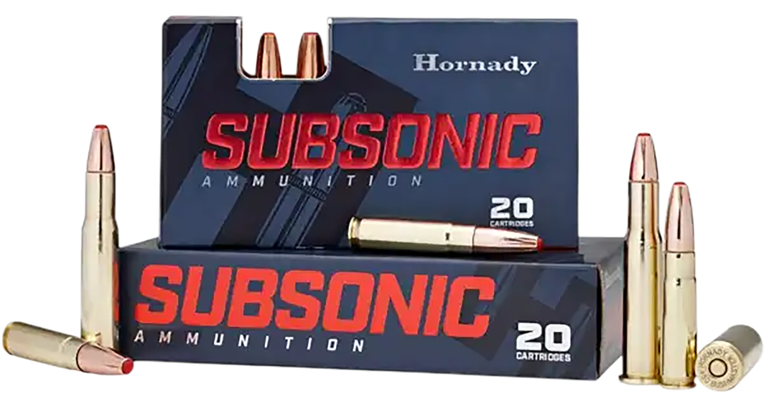 Hornady 82247 Subsonic Rifle 450Bushmaster 395gr Sub X 20 Per Box/10 Case