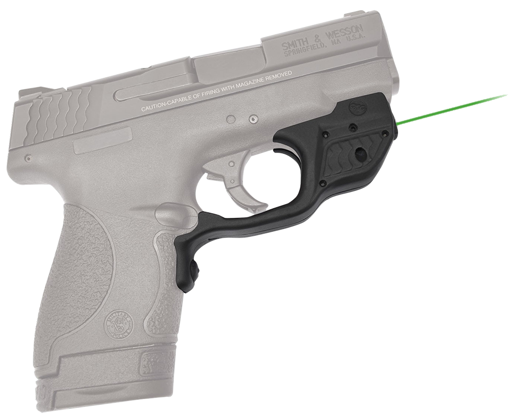 Crimson Trace 0144901 Laserguard S&W M&P Shield/Shield M2.0, Green Laser Black Polymer