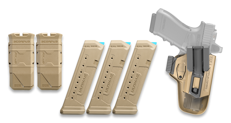 FAB FX-GLOCK17KIT  COMPLETE HG KIT GLOCK 17 FDE