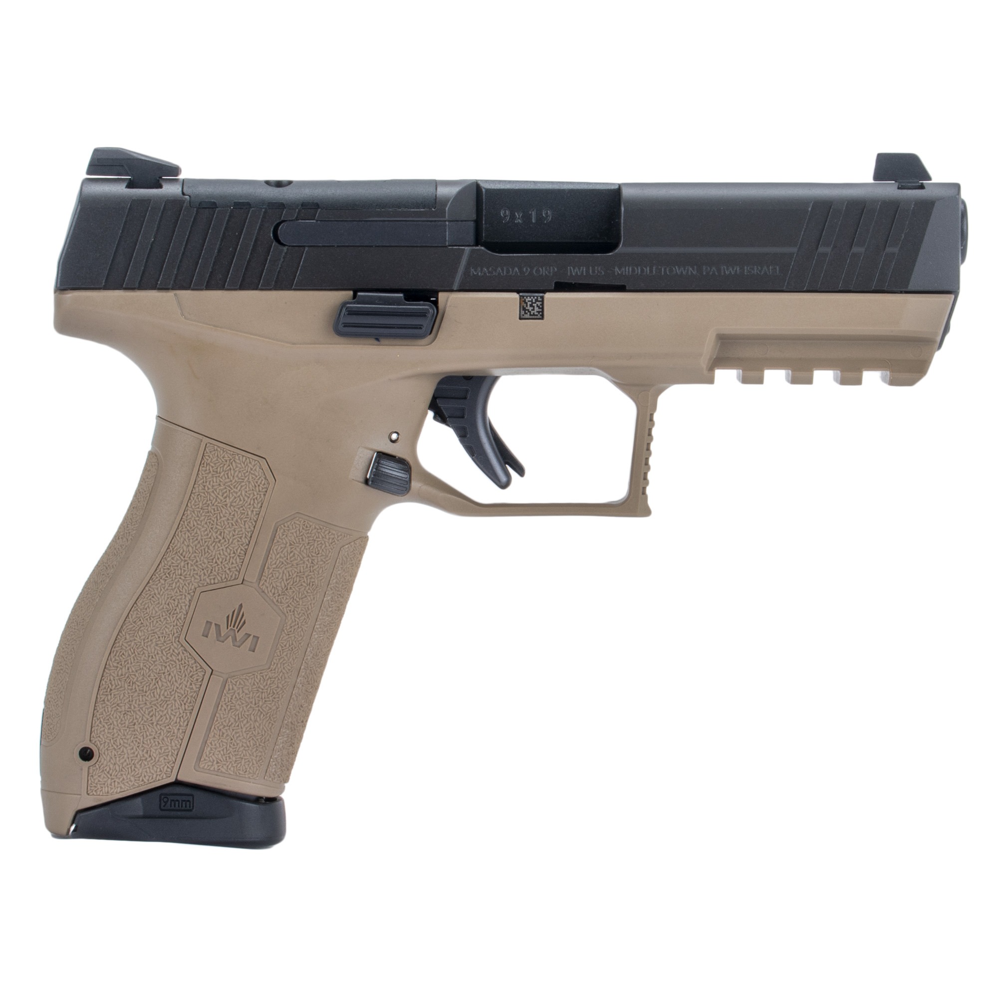 IWI MASADA OR 9MM 4.1" 10RD FDE
