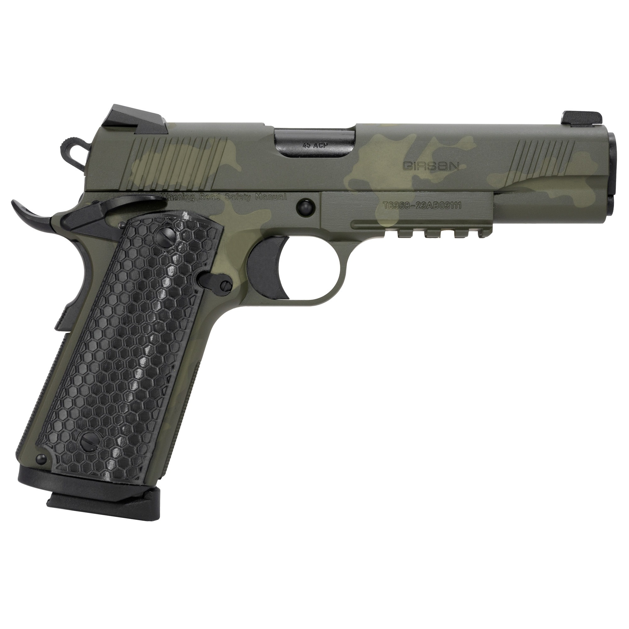 GIRSAN MC1911S 45ACP 5" 8RD ODG CAMO