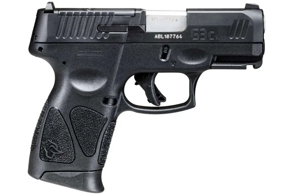 TAUR G3C 9MM BK/BK 12RD PST OPT RDY