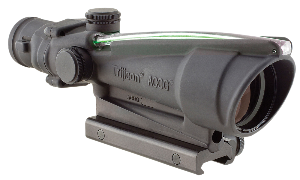 Trijicon 100163 ACOG Black Hardcoat Anodized 3.5x 35mm Illuminated Green Crosshair .223/5.56 BDC Reticle