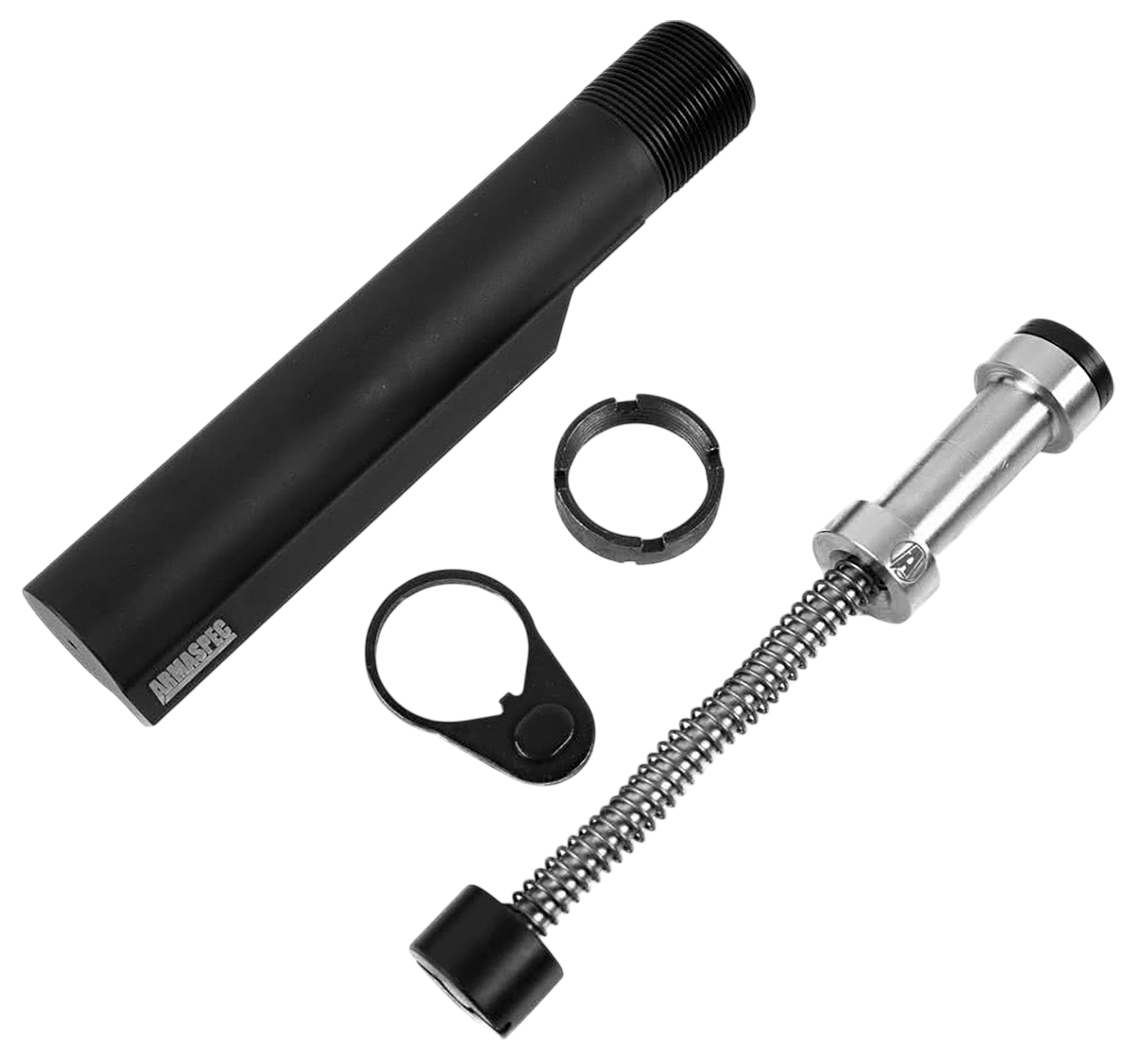 Armaspec ARM268-H SMB-H Buffer Kit Black/Silver AR-15 Gen3