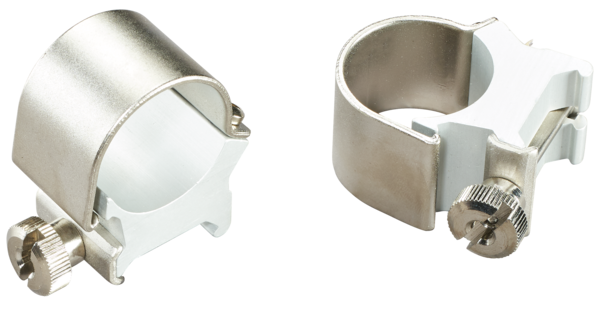 Weaver Mounts 49033 Detachable Top Mount Rings  Silver 1" High