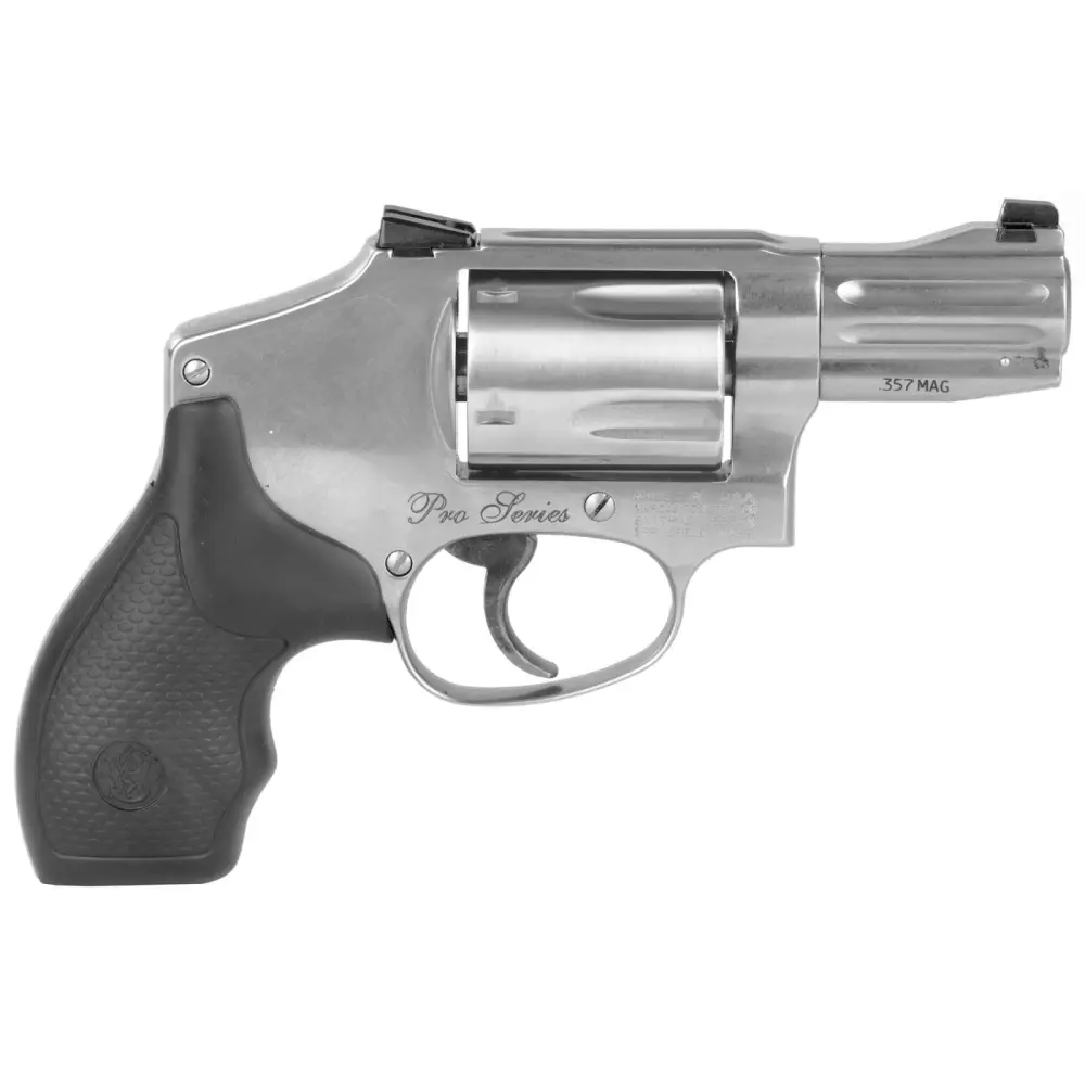 dSMITH & WESSON PC MODEL 640 W/ MOON CLIP, SATIN STS, 357MAG 5RD 2.125" DAO