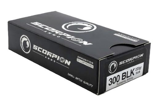 SCORPION 300 BLACKOUT 220GR SUBSONIC 20RD 20BX/CS
