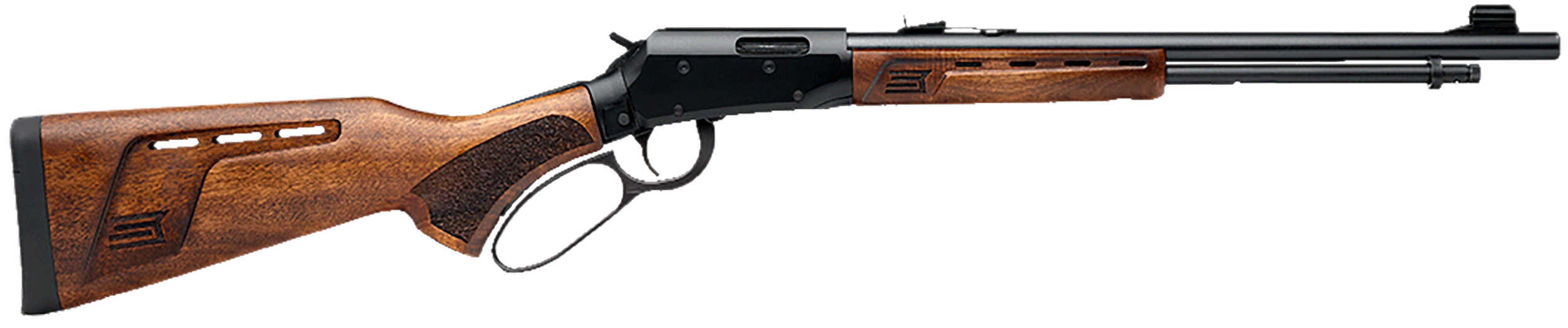 Savage Arms 46020 Revel Deluxe Full Size 22 LR 12+1 18" Black Threaded Barrel, Black Drilled & Tapped Aluminum Receiver, Satin Walnut Fixed Stock, Right Hand