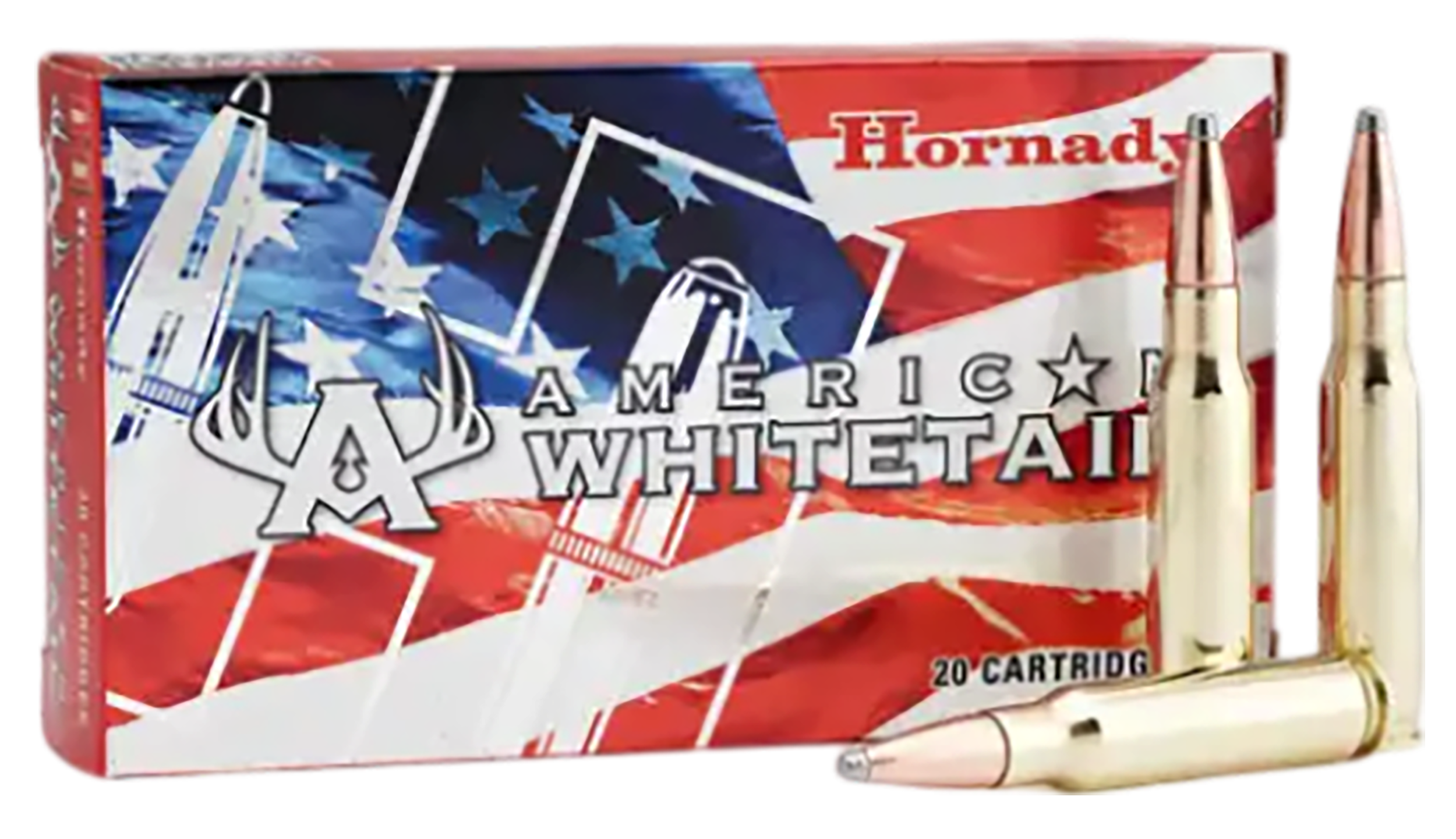 Hornady 8090 American Whitetail  308Win 150gr InterLock Spire Point 20 Per Box/10 Case