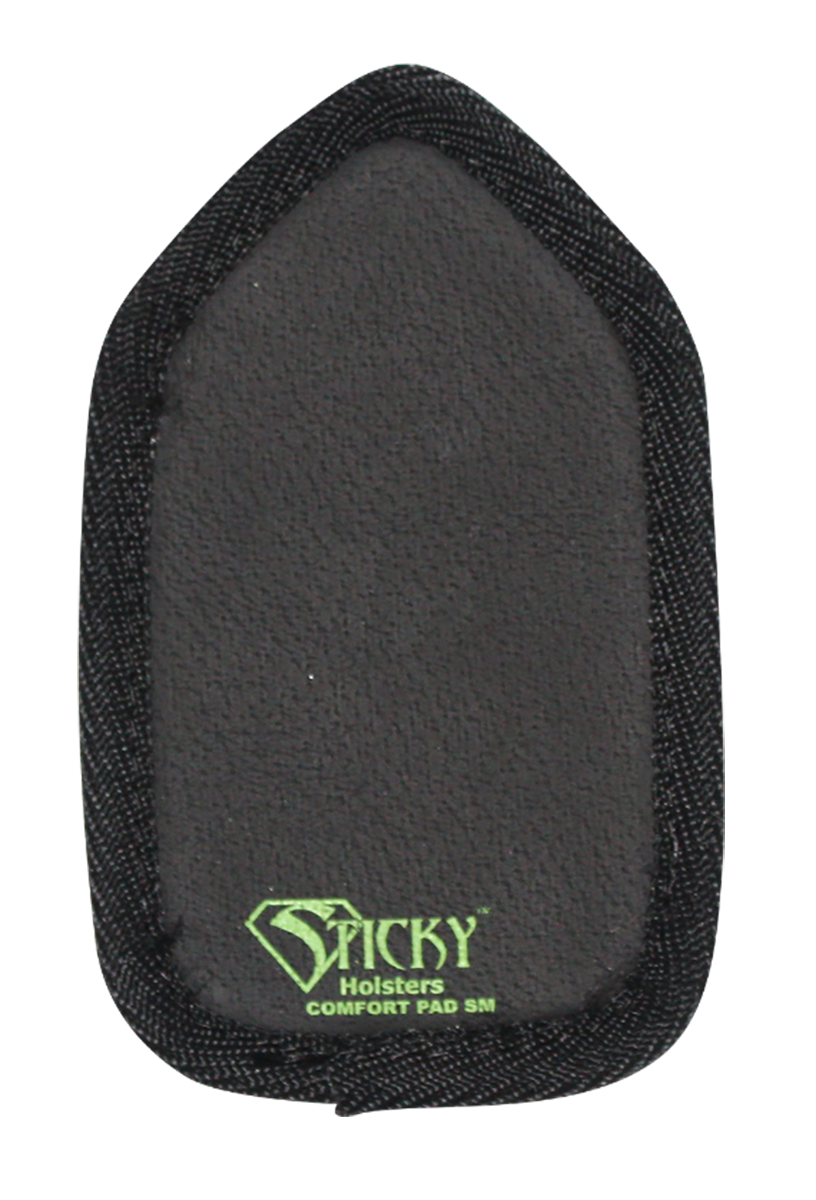 Sticky Holsters COMFORTPADSM Comfort Pad Holster Cushion IWB Size Small Black Foam Hook & Loop Ambidextrous