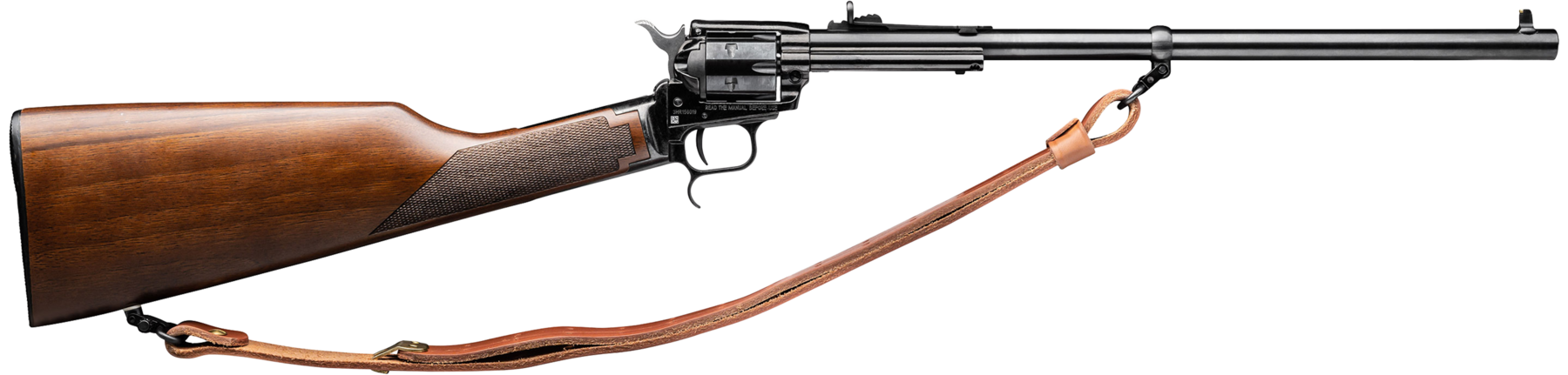 Heritage Mfg BR226B16HS-LS Rough Rider Rancher Full Size 22 LR 6rd 16.12" Black Alloy Steel Barrel, Black Oxide Aluminum Receiver, Walnut Fixed Stock, Right Hand