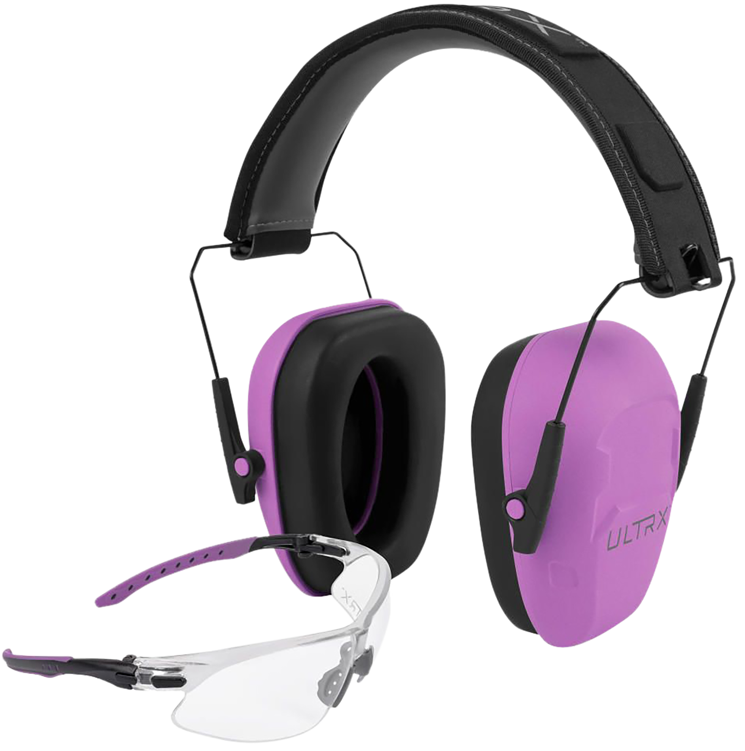 Allen 4155 Shield Ear & Eye Protection Combo 23 dB Plum