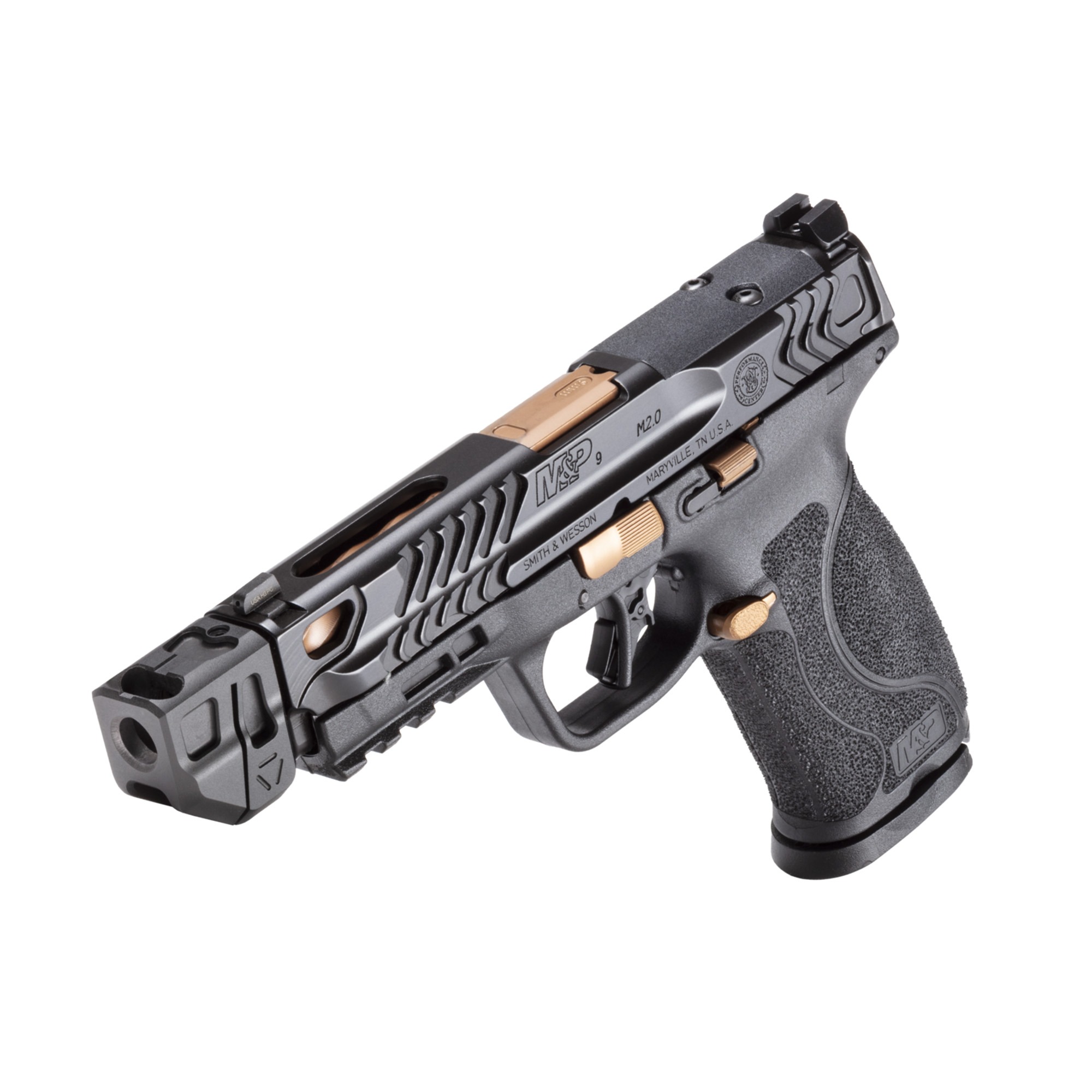 S&W M&P9 M2.0 OR 23RD CPR/BLK TALO