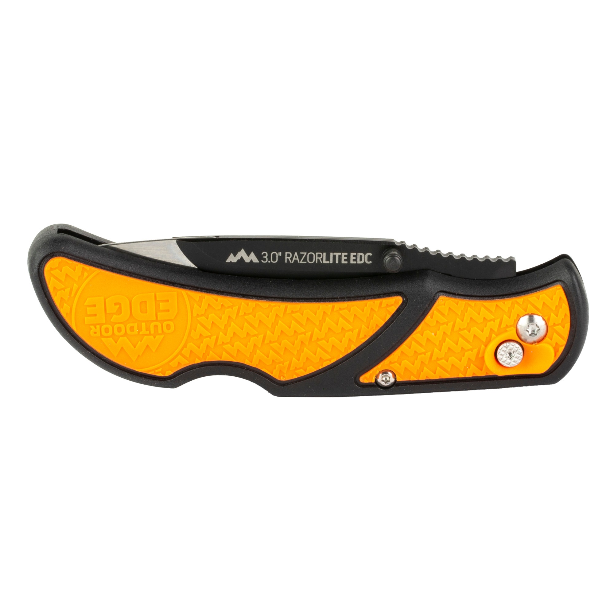 OD EDGE RAZOR-EDC LT 3" 4 BLDS ORG