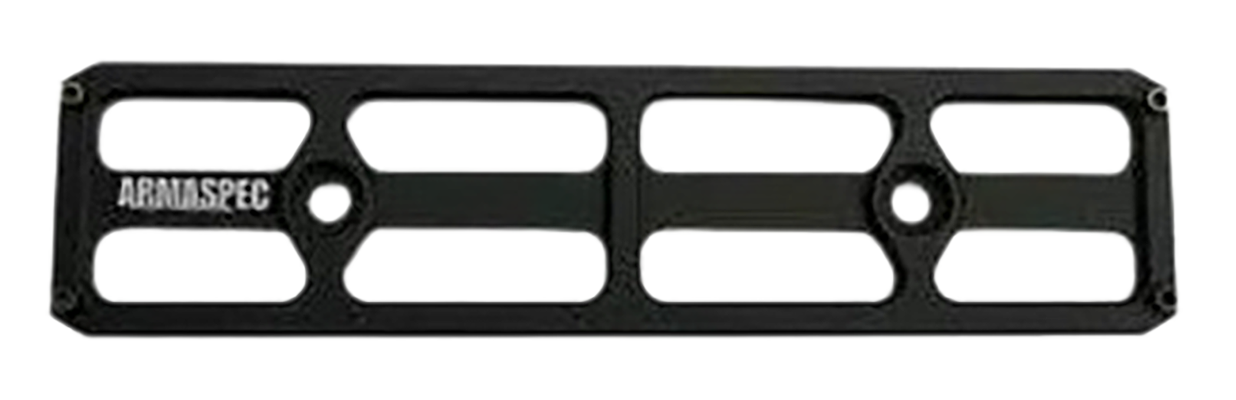 Armaspec ARM621-6 ARCA Rail 6 Slot M-LOK Black Aluminum Compatible w/ AR-15/10 MLOK Rails