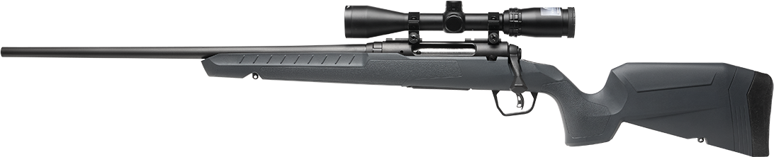 Savage Arms 32208 Axis 2 XP Combo Full Size 7mm-08 Rem 4+1 22" Black Sporter Barrel, Black Carbon Steel Receiver Drilled & Tapped, Gray Fixed Synthetic Stock, Weaver 3-9x40mm Scope, Left Hand