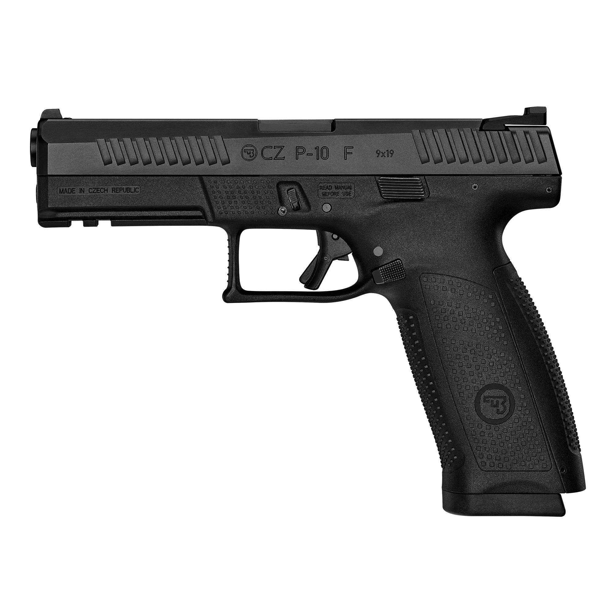 Cz p-10f 9mm 4.5" blk 10rd optic rdy-img-0