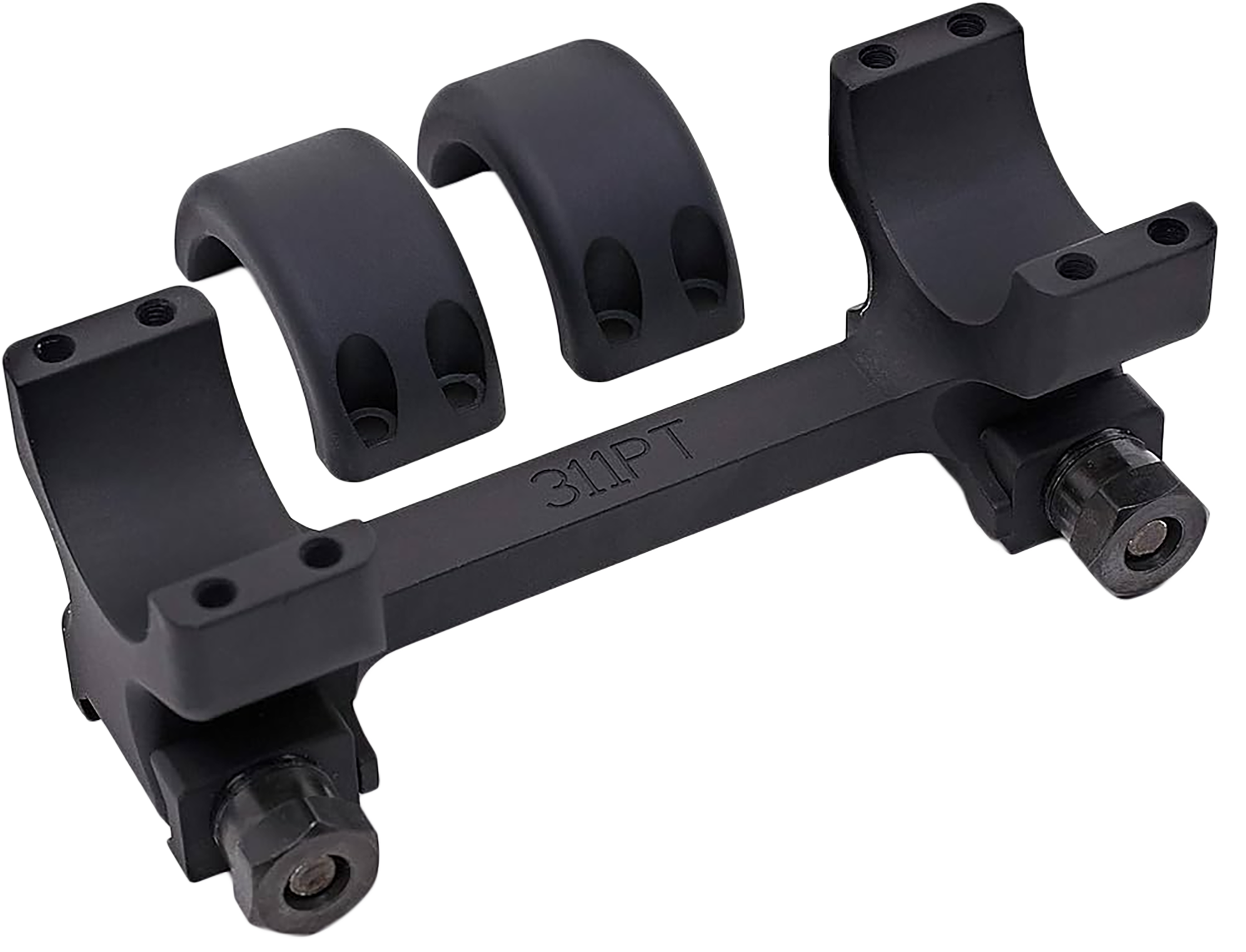 DNZ 311PT Freedom Reaper Picatinny Rail Scope Mount/Ring Combo Matte Black 30mm