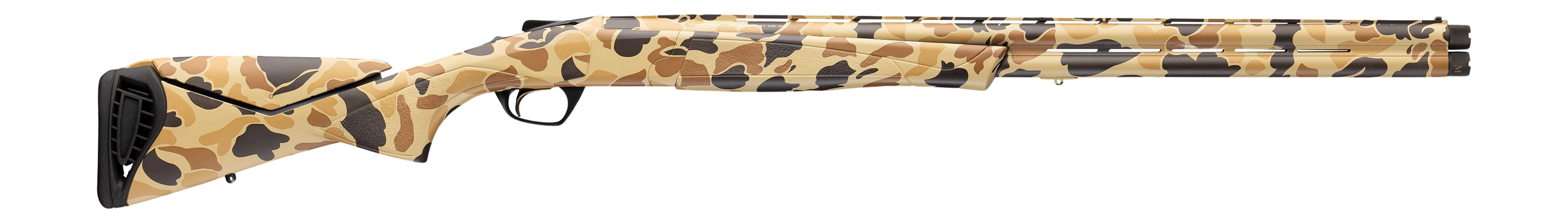 Browning 018734204 Cynergy 12 Gauge Break Open 3.50" 2rd 28" Overall Vintage Tan Camo Over/Under Vent Rib Barrel, Steel Receiver & Adj Comb Vintage Tan Camo Synthetic Stock