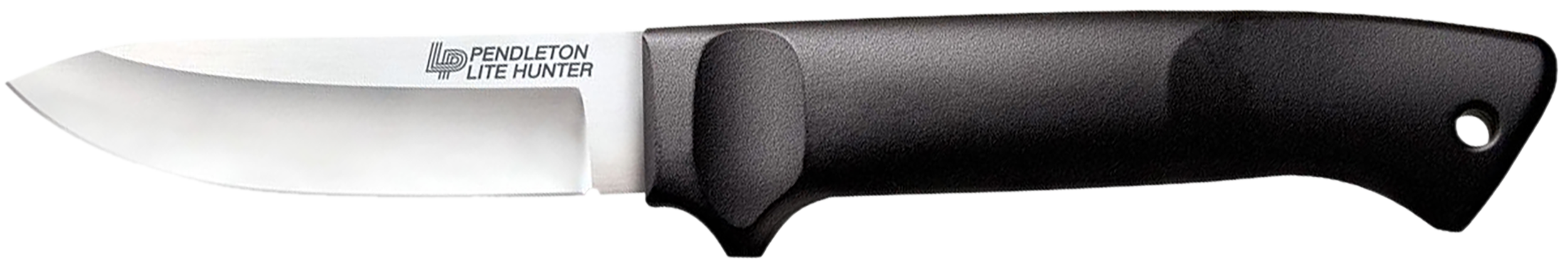 Cold Steel CS20SPH Pendleton Lite Hunter 3.63" Fixed Drop Point Plain Cryo Quenched 4116 SS Blade, 4.88" Black Polypropylene Handle
