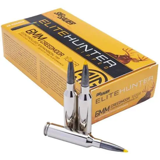 SIG SAUER 6MM CR 100GR ELITE TIPPED HUNTING