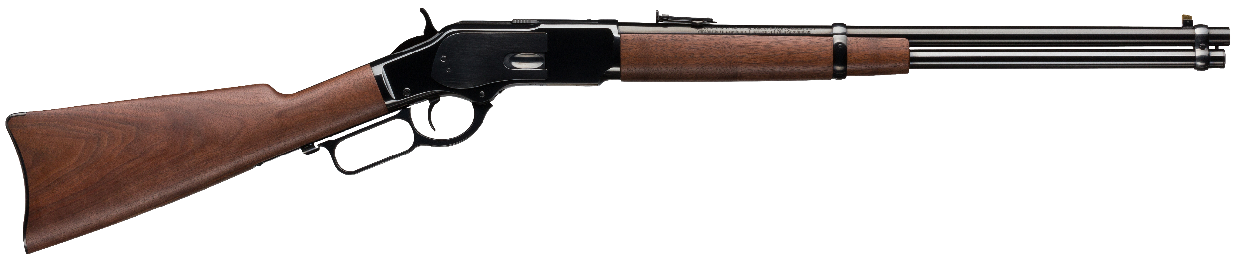 Winchester Repeating Arms 534255137 Model 1873 Carbine Full Size 38 Special/357 Mag 10+1 20" Brushed Polish Blued Straight Grip Barrel, Brushed Polish Blued Steel Receiver, Satin Oiled Walnut Straight