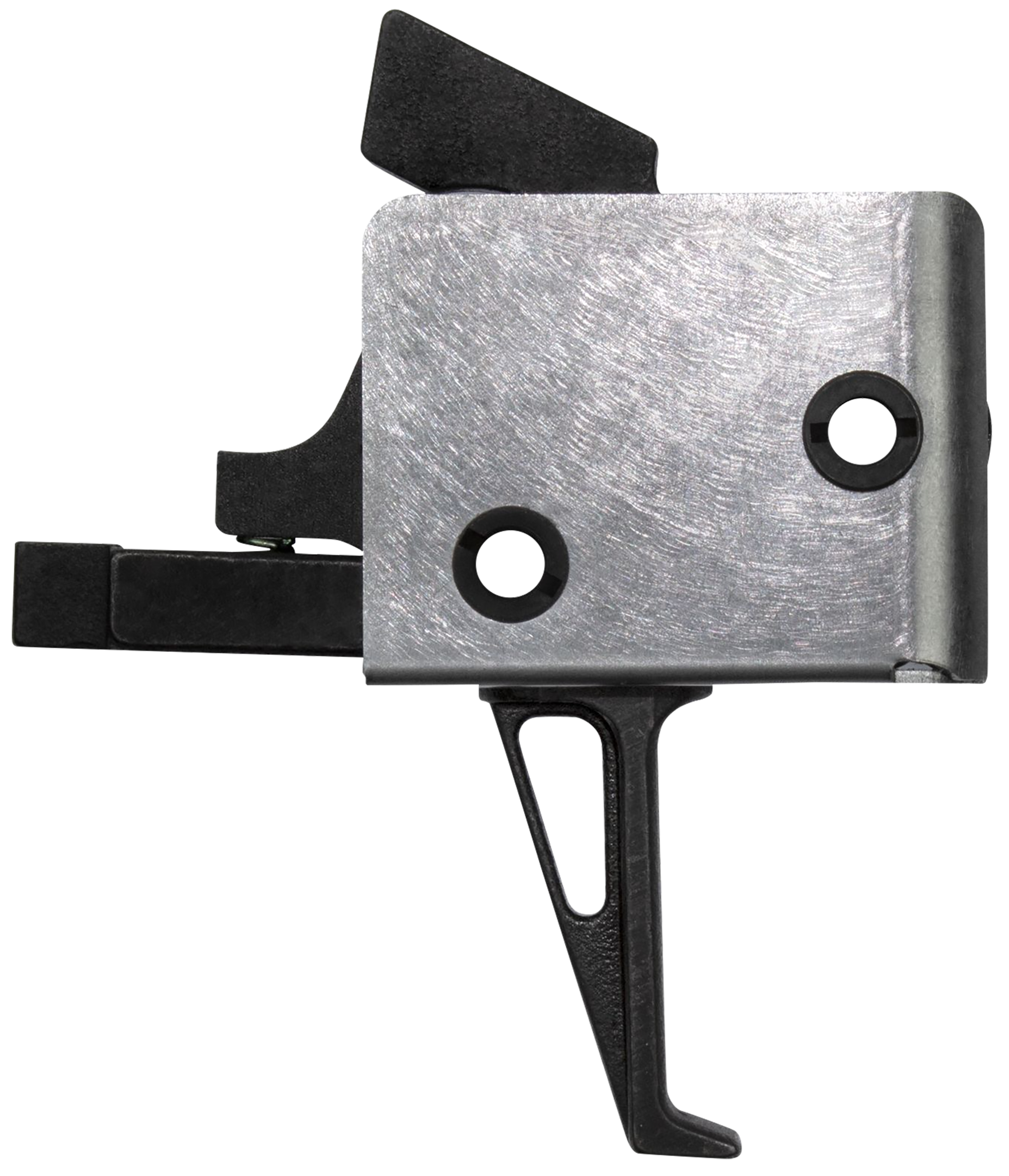 CMC Triggers 92503 Drop-In  Single-Stage Flat Trigger w/ 4-4.50 lbs Draw Weight & Black/Silver Finish