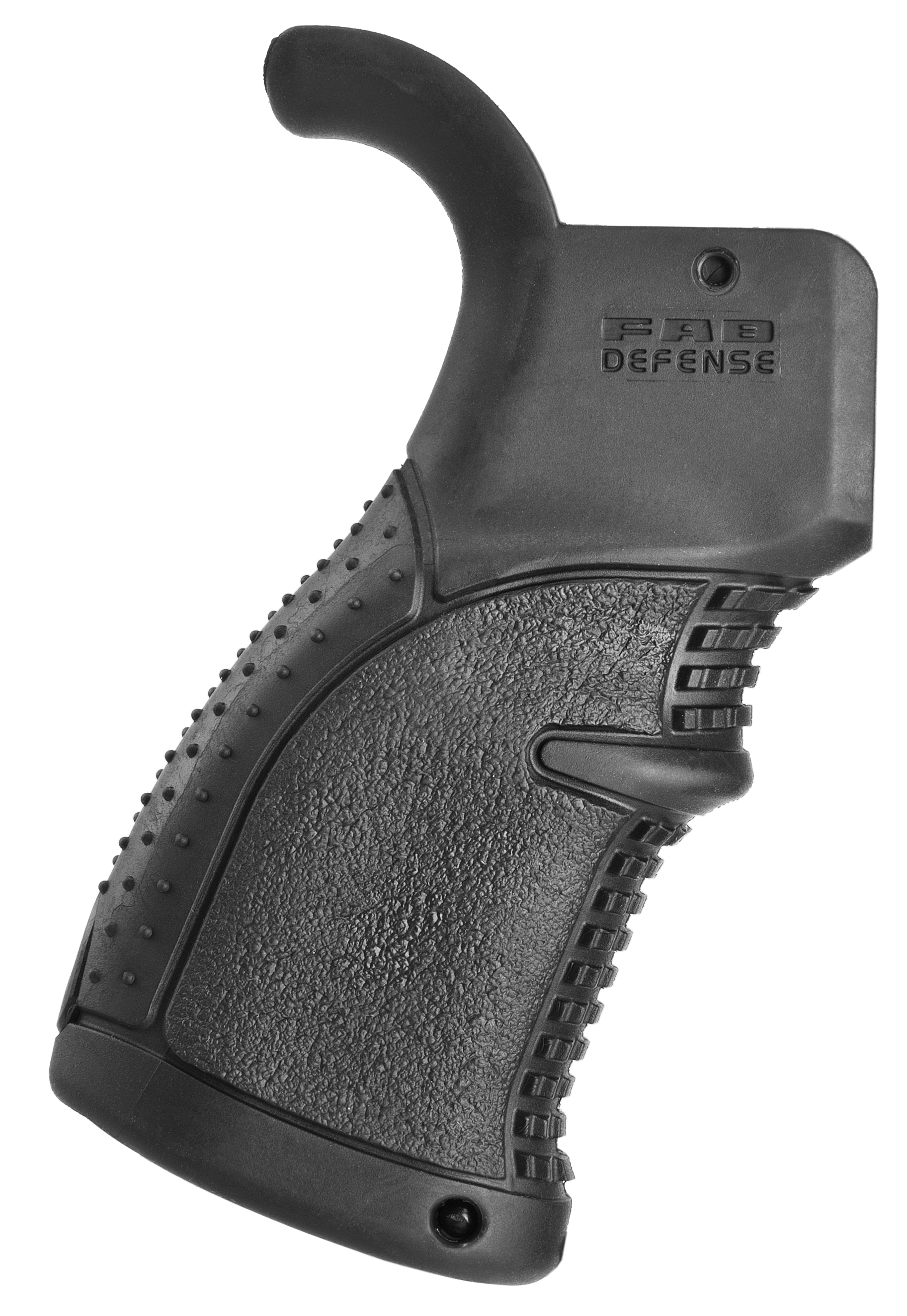 FAB Defense FXAGR43B AGR-43 Ergonomic Rubberized Pistol Grip for AR-15/ M16/ M4 Black Polymer