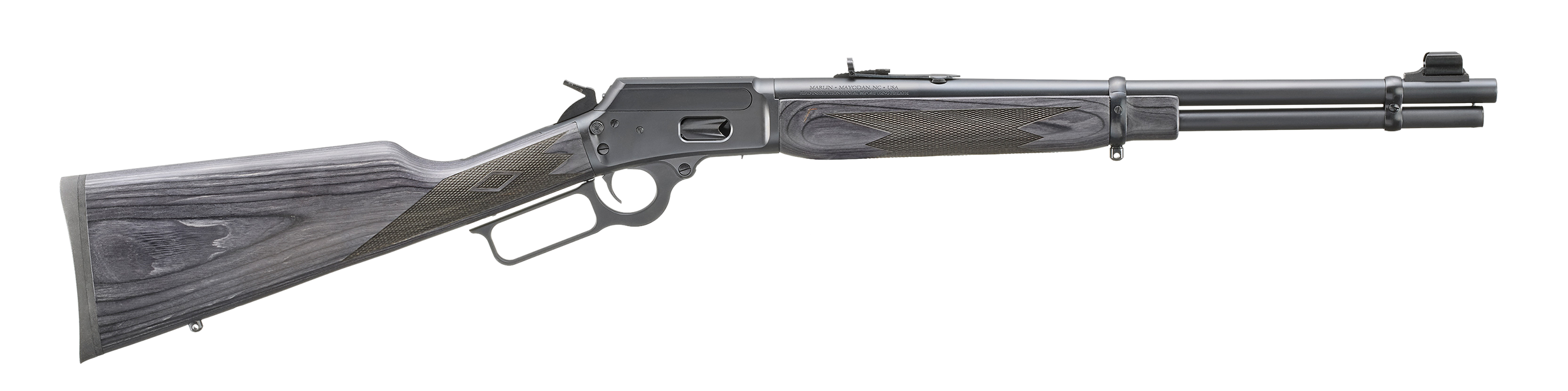 Marlin 70916 1894 Guide Gun 38 Special/357 Mag 10+1 18.63" Matte Blued Steel Barrel, Blued Alloy Steel Receiver, Straight Black Laminate Stock