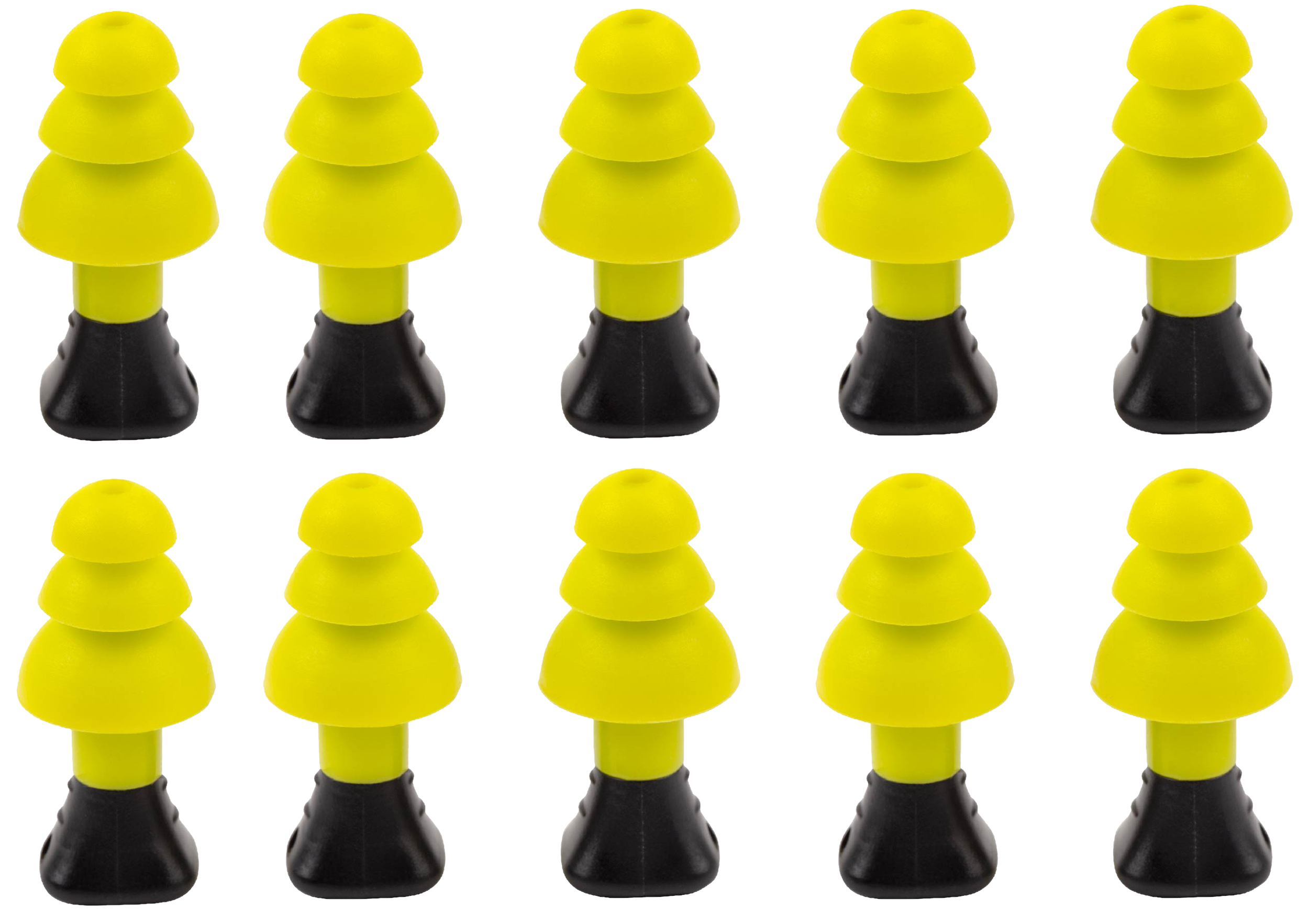 Allen 4122 Silicone Ear Plugs  26 dB Yellow 5 Pair