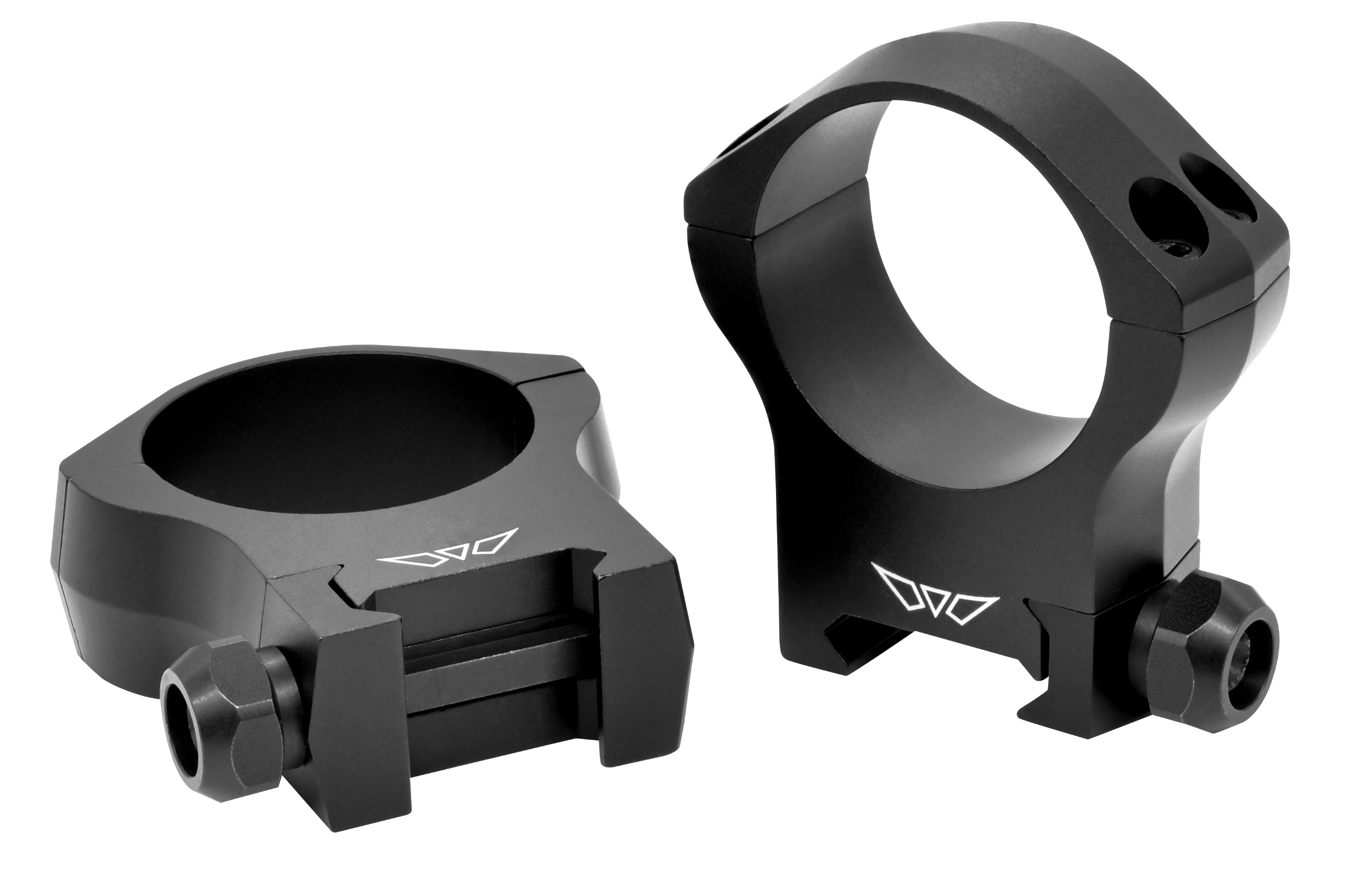 Warne 7222M Scope Rings Mountain Tech Matte Black 34mm High 0 MOA