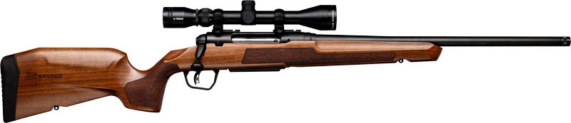 SAVAGE AXIS 2 XP 25-06 20" THREADED W3-9X40 BLK/HARDWOOD