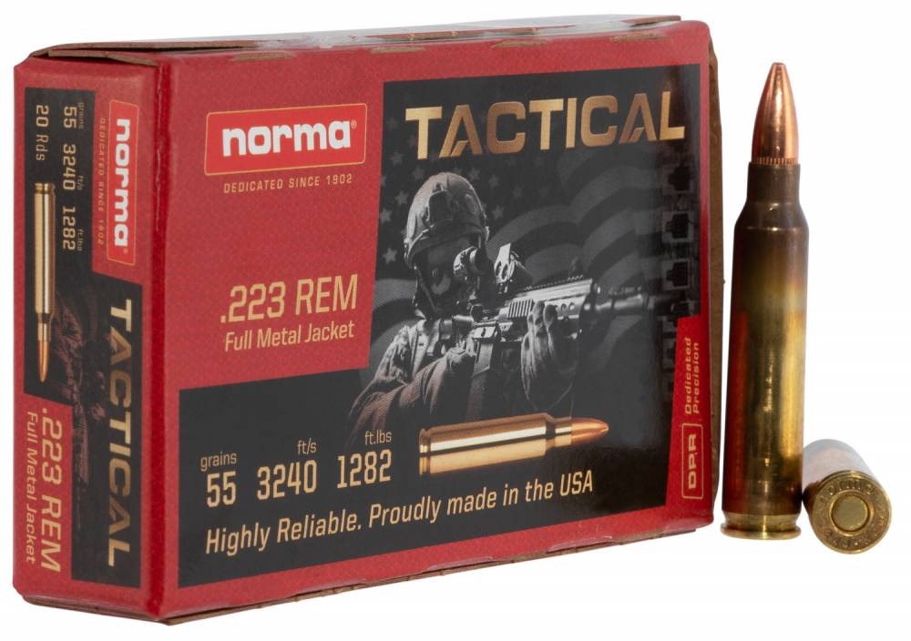 NORMA 223REM 55GR FMJ