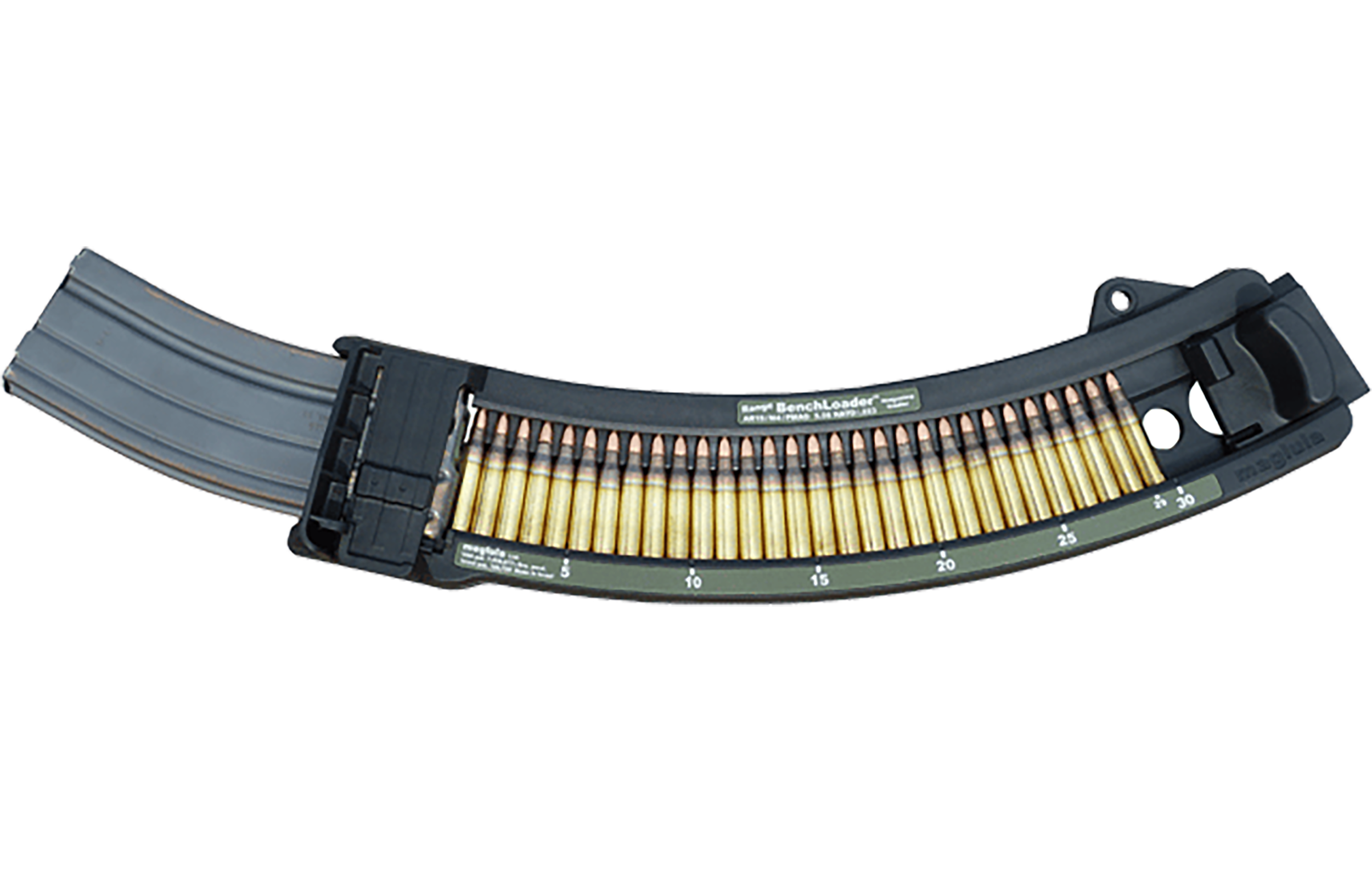 Maglula BL71B Range BenchLoader Made of Polymer with Black Finish for 223 Rem, 5.56x45mm NATO AR-15, M4