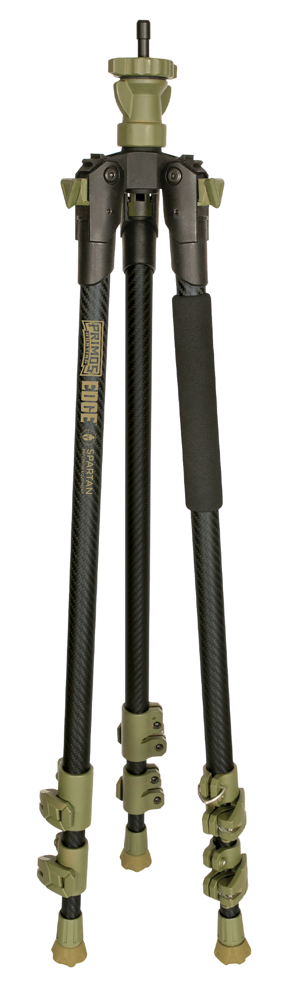 Primos 65832 Edge Dark Earth Carbon Fiber Legs, Spartan Precision Technology Magnetic Attachment System 31"-59"