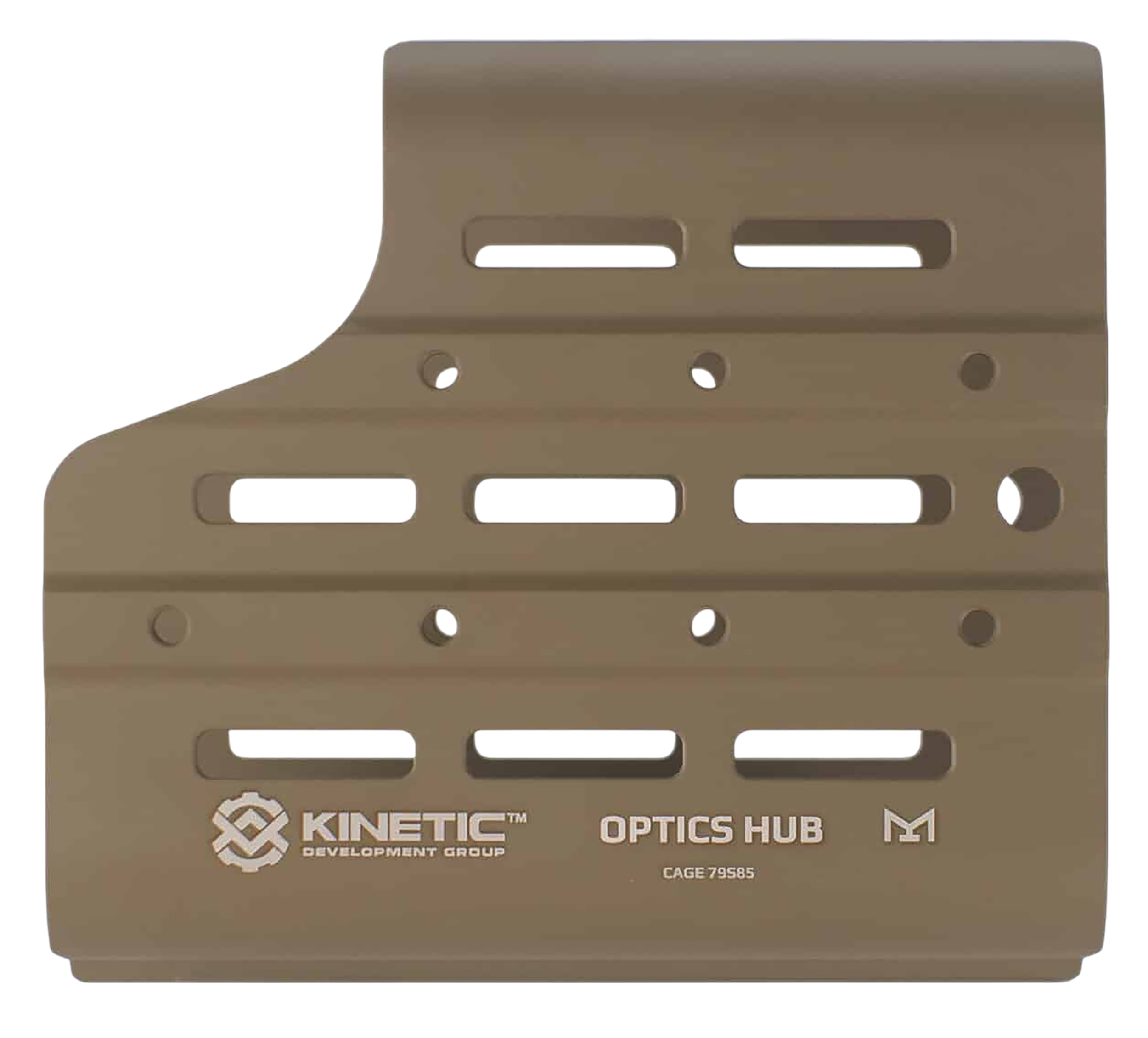 Kinetic Development Group MSH5-110 Optics HUB Spotting Scope Case Flat Dark Earth Aluminum